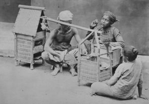 Penjual Sate Pada Masa Kolonial Belanda